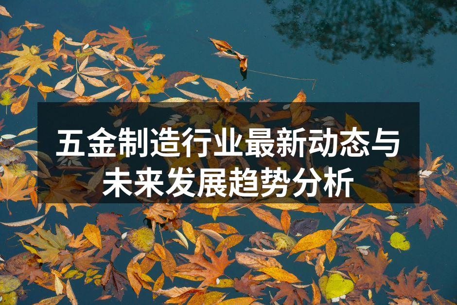 五金制造行业最新动态与未来发展趋势分析